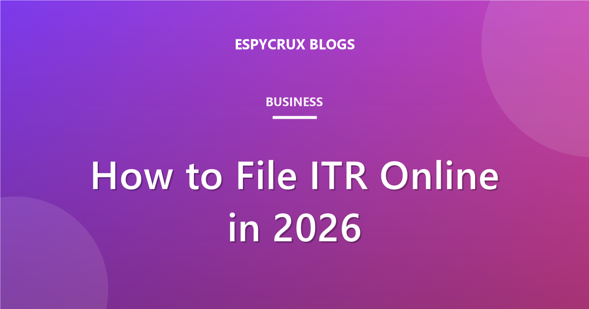 How to file ITR online in 2026