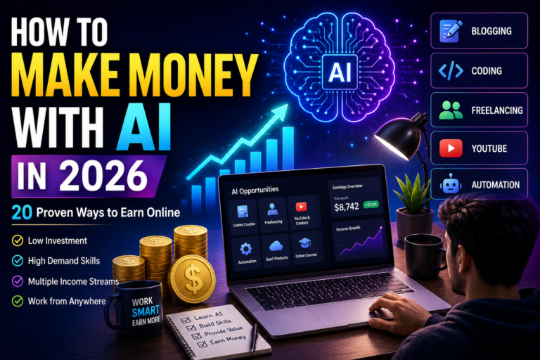 How to Make Money with AI in 2026: 20 Proven Ways to Earn Online